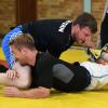 Im Training treffen die alten ACL-Haudegen, Kapitän Christoph Meixner (oben) und Tobias Schütz, aufeinander. In der Bundesliga tritt Meixner im freien Stil in den beiden schweren Gewichtsklassen an (98 und 130 Kilo), während Schütz in der 80-Kilo-Greco-Klasse seine Erfahrung auf die Matte bringt.