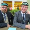 Zum ersten Mal auf dem Staffelberg und beim Staffelstein-Treffen waren die Alten Herren von der "Arkonia Riga zu Warschau", Maciej Szpalerski (li.) und Bartlomiej Kachniazz.