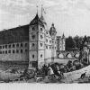 Das Untere Schloss in Mitwitz auf einem Briefkopf von 1853.