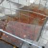 Auf dem Parkdeck staut sich an manchen Stellen das Wasser. Auf dem Parkdeck staut sich an manchen Stellen das Wasser.