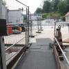 Der Zugang von der Neuen Filmbühne zum Parkdeck. Der Zugang von der Neuen Filmbühne zum Parkdeck.