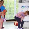 Was man mit dem Basketball alles anstellen kann, probierten die Weismainer Kinder aus