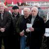 Die Verantwortlichen der 53. Rodach-Maintal-Gruppenschau mit Bürgermeister Helmut Fischer (re.).