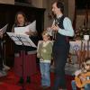 „Unterwegs mit Königen“ sang die Familie Wagner aus Ebneth beim Adventskonzert in Burgkunstadt.