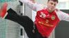 Der 21-jährige Fabian Apfel steht überwiegend in der zweiten  Mannschaft des HSC Coburg in der Bayernliga im Tor und will sich in den kommenden Jahren für die „Erste“ empfehlen.