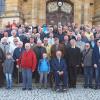 Die „Görchn“ aus dem Landkreis aus Bayreuth feierten 2019 wie alle Jahre zuvor in Vierzehnheiligen mit einem vom damaligen Guardian Heribert Arens (vorne, 3. v. li.) zelebrierten festlichen Gottesdienst ihren NamenstagIn diesem Jahr müssen sie schwren Herzens darauf verzichten.