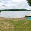Sobald die Temperaturen wieder steigen, dürfte es am Rudufersee nicht mehr lange leer bleiben. Das Baden ist hier jedenfalls wieder möglich.