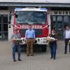 Engagierten Bürgerinnen, die Schutzmasken für die Freiwillige Feuerwehr Weismain genäht haben, dankte Bürgermeister Michael Zapf.