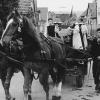 Altenkunstadter Schüler als „Langheimer Mönche“ bei einem Festzug im Jahr 1966.