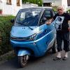 Auf Grund seiner Gebehinderung ist Hans-Jürgen Scherer auf sein E-Mobil angewiesen. Die Höchstgeschwindigkeit des Straßenfahrzeugs liegt beim 25 km/h.