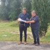 Großes Interesse auch von Seiten der Kommune. Der Erste und der Dritte Bürgermeister von Michelau, Dirk Rosenbauer und Hubert Robisch (v. li.), betrachten die Pläne. Großes Interesse auch von Seiten der Kommune. Der Erste und der Dritte Bürgermeister von Michelau, Dirk Rosenbauer und Hubert Robisch (v. li.), betrachten die Pläne.