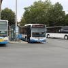 Am Lichtenfelser Bahnhof warten die Busse auf ihre Gäste. Am Lichtenfelser Bahnhof warten die Busse auf ihre Gäste.