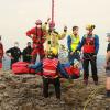Rettungseinsatz auf dem Staffelberg: Den abgestürzten Ausflügler bargen Bergwacht und Rettungsdienst zusammen mit der Feuerwehr aus einer Felsspalte. Rettungseinsatz auf dem Staffelberg: Den abgestürzten Ausflügler bargen Bergwacht und Rettungsdienst zusammen mit der Feuerwehr aus einer Felsspalte.