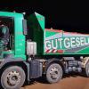 Mit 18 Tonnen Baumaterial startete der Lastwagen am 1. Dezember in Michelau. Mit 18 Tonnen Baumaterial startete der Lastwagen am 1. Dezember in Michelau.