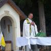 Gottesdienst an der Waldmarienkapelle mit Pfarrer Lars Rebhan.