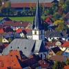 Die katholische Sankt-Kilians-Kirche im Herzen von Bad Staffelstein.