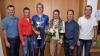 Ehrung der Vereinsmeister 2021 des RVC Stetten: (v. li.) Vereinsvorsitzender Dominik Jäger, Norbert Lengl, Vereinsmeister Johannes Ackermann, Ursula Schedel, Friedrich Schedel und Radsportleiter Christian Brozicek. Es fehlt Alfred Brozicek.