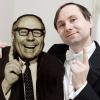 Der Schauspieler und Musiker Christoph Ackermann vom Fränkischen Theatersommer mit seinem Idol.
