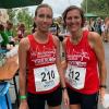 Sophia Franz (links) vom TSV Staffelstein verpasste als Vierte der Frauenklasse knapp das Podium. Sandra Nossek wurde Zweite der W50.