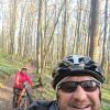 Martin Sohn und seine Frau bei einem Mountainbike-Ausflug im Wald bei Vierzehnheiligen. Martin Sohn und seine Frau bei einem Mountainbike-Ausflug im Wald bei Vierzehnheiligen.