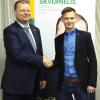 Ganz staatsmännisch: der frühere Weismainer Arnas Giraitis mit dem früheren litauischen Premierminister Saulius Skvernelis. Ganz staatsmännisch: der frühere Weismainer Arnas Giraitis mit dem früheren litauischen Premierminister Saulius Skvernelis.