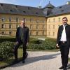 Ein eingespieltes Team, nicht nur, wenn es um Corona geht: Landrat Christian Meißner und Pressesprecher Andreas Grosch (v. li.)