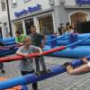Am 4. Juli 2021 steht das große Kreisjugendfest im Kalender, bei dem in Altenkunstadt die verschiedenen Vereine und Verbände viele Aktionen und Attraktionen vorgesehen sind. Unser Archivbild stammt vom Kreisjugendfest 2013 in Lichtenfels und zeigt den Menschenkicker, eine beleibte Attraktion.