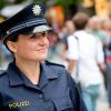 380 neue Polizisten haben im Bamberg ihre 2,5-jährige Ausbildung abgeschlossen.Symbol