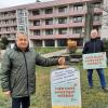 DGB-Kreisvorsitzender Heinz Gärtner (li.) und André Steffen, Vorsitzender des örtlichen Mietervereins, fordern eine Initiative für sozialen Wohnungsbau in Lichtenfels