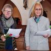 Unter dem Motto „Für etwas Freude im Leben“ stand eine Mutmach-Andacht des katholischen Frauenkreises Altenkunstadt. Vorsitzende Roswitha Arnold (re.) und Ingrid Zapf gestalteten die meditative Stunde.