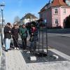 Das helle Pflaster im Vordergrund gehört zum bereits fertigen Bauabschnitt Vier - dahinter beginnt in Kürze der Abschnitt Fünf. Das helle Pflaster im Vordergrund gehört zum bereits fertigen Bauabschnitt Vier - dahinter beginnt in Kürze der Abschnitt Fünf.