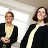Die scheidende Baur-Personal-Chefin Sabine Kratochwil und ihre Nachfolgerin Carolin Schmidt (vorne).