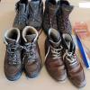Mehrere Paar gebrauchter Bergschuhe wurden für die Aktion „Schuhe für die Ukraine“ bereits gespendet. Schuhwerk dieser Art benötigen dort vor allem die zivilen Verteidiger.