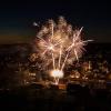 Das Brillantfeuerwerk von Patrick Pornschlegel am Ufer der Rodach.