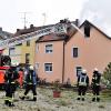 Rund 150 Feuerwehrleute waren bei dem Großbrand in Altenkunstadt im Einsatz.