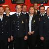 Auszeichnungen für langjährige Dienstzeit und Beförderung bei der Freiwilligen Feuerwehr Michelau (v. li.): Thomas Ruckdäschel (Hauptlöschmeister), Justin Bätz (Feuerwehrmann), Holger Förtsch (Brandmeister), Julian-André Popp (Feuerwehrmann), Mario Schaller (Löschmeister), Katja Rübensaal (Feuerwehrfrau), Sebastian Stettner (Oberfeuerwehrmann; zehn Jahre), Thomas Fischer (Oberlöschmeister), Aline Wartensleben (Feuerwehrfrau; zehn Jahre), Lukas Fischer (Feuerwehrmann), Christan Nehr (Hauptfeuerwehrmann; 20 Jahre), Steffen Lutz (Hauptfeuerwehrmann), Christopher Bayer (Oberlöschmeister), Ralf Scharlibbe (Feuerwehrmann; zehn Jahre), Patrick Fack (zehn Jahre) mit Bürgermeister Jochen Weber.
