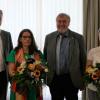 Der neue Dehoga-Bezirksvorstand aus Oberfranken (v. li.): Bezirksvorsitzender Joachim Kastner (HotelSchloss Burgellern, Schesslitz), 1. stellvertretende Bezirksvorsitzende Kerstin Pilarzyk (BraugasthofGrosch, Rödental), 2. stellvertretender Bezirksvorsitzender Joachim Hofmann (Gasthof FränkischeSchweiz, Ahorntal), Kassierin Elisabeth Pfister (Brauerei Gasthof Pfister, Eggolsheim).