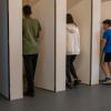 Bei der Sanierung der Toilettenanlage an der Sägefeldschule wurde die Geschlechtertrennung aufgehoben.