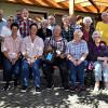 Zum 80. Geburtstag von Rudi Körner (sitzend, Mitte) gratulierten neben seiner Gattin Jovita und der Familie zahlreiche Vertreter der Burkunstadter Vereine.