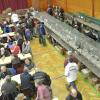 Einer der größten seiner Art am Obermain: der Taubenmarkt in der Marktzeulner Turnhalle.