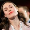 Ministerpräsidentin Sanna Marin reagiert auf die Ergebnisse der Parlamentswahl.
