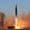 Dieses Bild wurde von der staatlichen nordkoreanischen Nachrichtenagentur KCNA zur Verfügung gestellt. Es zeigt nach Angaben von KCNA den Test einer Interkontinentalrakete vom Typ «Hwasong-17» in Pjöngjang am 16.03.2023. Der Inhalt kann nicht unabhängig verifiziert werden.