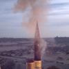 Eine «Arrow-3»-Abfangrakete, die am Morgen des 03. Januar 2014 von einem israelischen Militärstützpunkt an einem ungenannten Ort an der Mittelmeerküste startet.