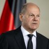 Bundeskanzler Olaf Scholz (SPD) gibt im Bundeskanzleramt ein Statement zum Großangriff der islamistischen Hamas auf Israel.