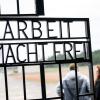 Das Tor zur Gedenkstätte Sachsenhausen auf dem Gelände des ehemaligen Konzentrationslager Sachsenhausen.