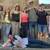 Nicht nur Pompeji war für Burgkunstadter Delegation eine Reise wert (v. li.):Lehrkraft Petra Ringelmann-Blank, Ronja Fiedler, Ronja Weber, Maja Stark, Laurenz Partheymüller, Louis König, Lehrkraft Jutta Vogel sowie (liegend) Lehrkraft Alex Krebs.