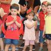 Einach nur putzig. Mit ihrem Kindergartenlied waren auch die Kleinsten dabei.