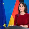 Bundesaußenministerin Annalena Baerbock nimmt am Festakt zum 25. Jahrestag der Gründung des Internationalen Strafgerichtshofs teil.