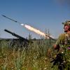 Soldaten feuern im Südosten der Ukraine auf russische Stellungen: Seit Anfang Juni haben die Ukrainer rund 210 Quadratkilometer ihres Landes befreit.