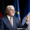 Bundespräsident Frank-Walter Steinmeier spricht bei den Feierlichkeiten zum 75-jährigen Bestehen des Deutsch-Französischen Instituts in Ludwigsburg.